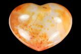 Colorful Carnelian Agate Heart #125738-1